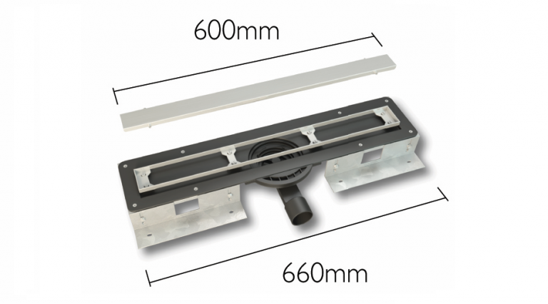 Linear Wet Room Drain Shallow Linear Shower Drain